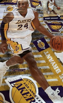 FATHEAD Life Size Kobe Bryant LA Lakers Decal Sticker 45  x 77 