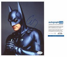 George Clooney “Batman & Robin ” AUTOGRAPH signed ‘Batman’ 10x8 Photo ACOA