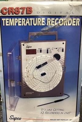 Supco CR87B Digital Temperature Recorder - Refrigeration And Ac Made In USA READ