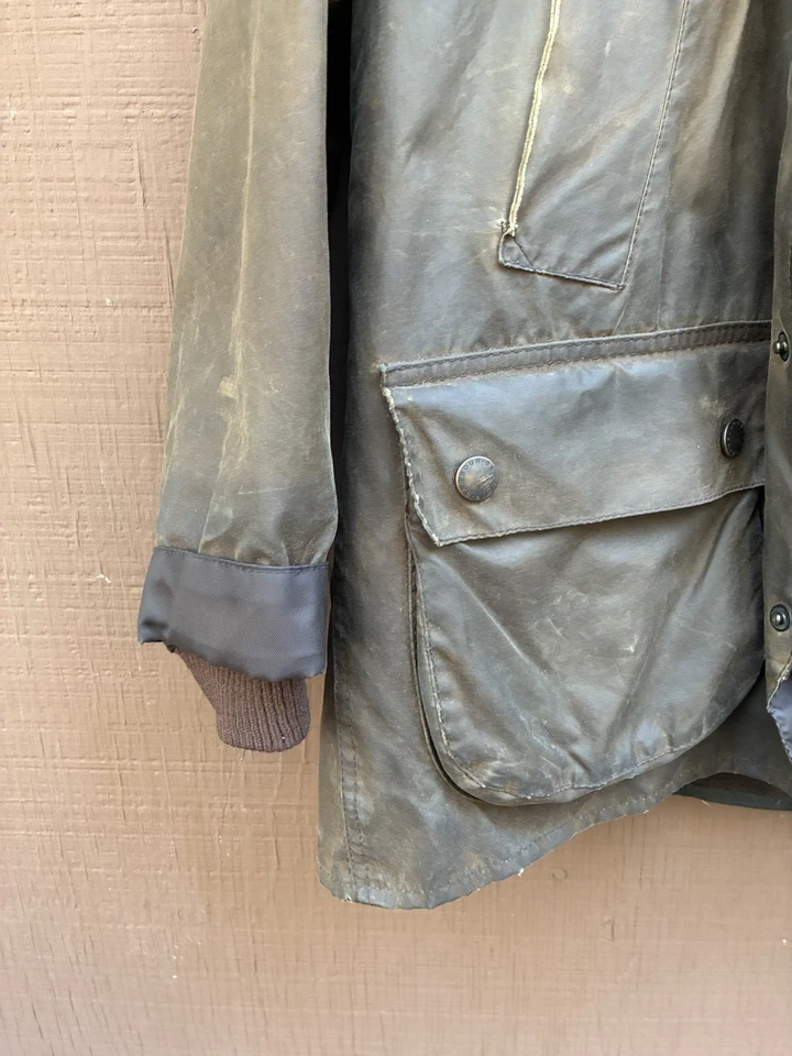 Barbour Classic Bedale con cremallera en chaleco aceite tela filson 38 Foto 3 de 4