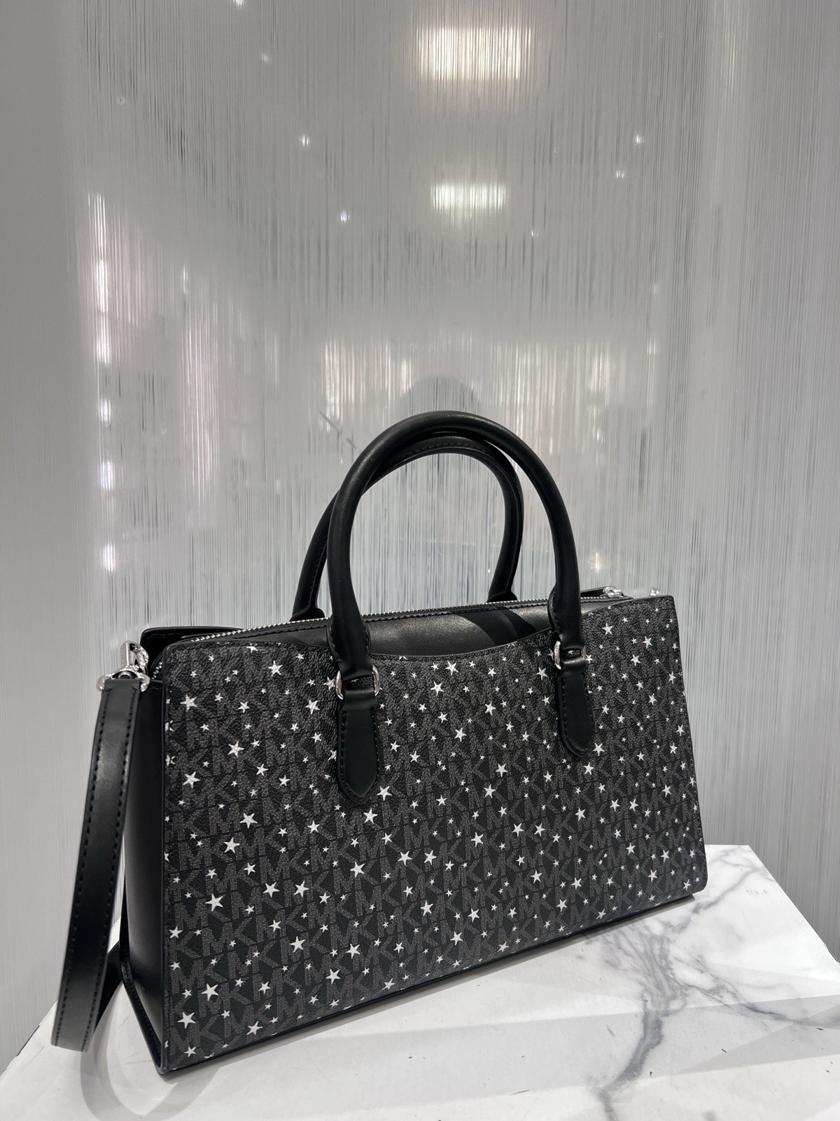 MICHAEL KORS Arden Medium Zip Tote Bag - Star Print thumbnail 5