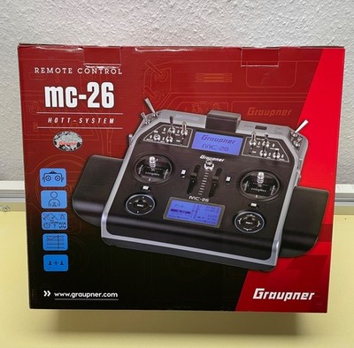 PREISSSENKUNG: Graupner Sender MC-26 Hott, neu, original verpackt, S1036.77,