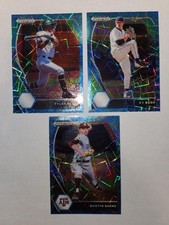 2021 Panini Prizm Draft Blue Velocity PDP33 Tyler Black PDP45 Bush PDP112 Saenz