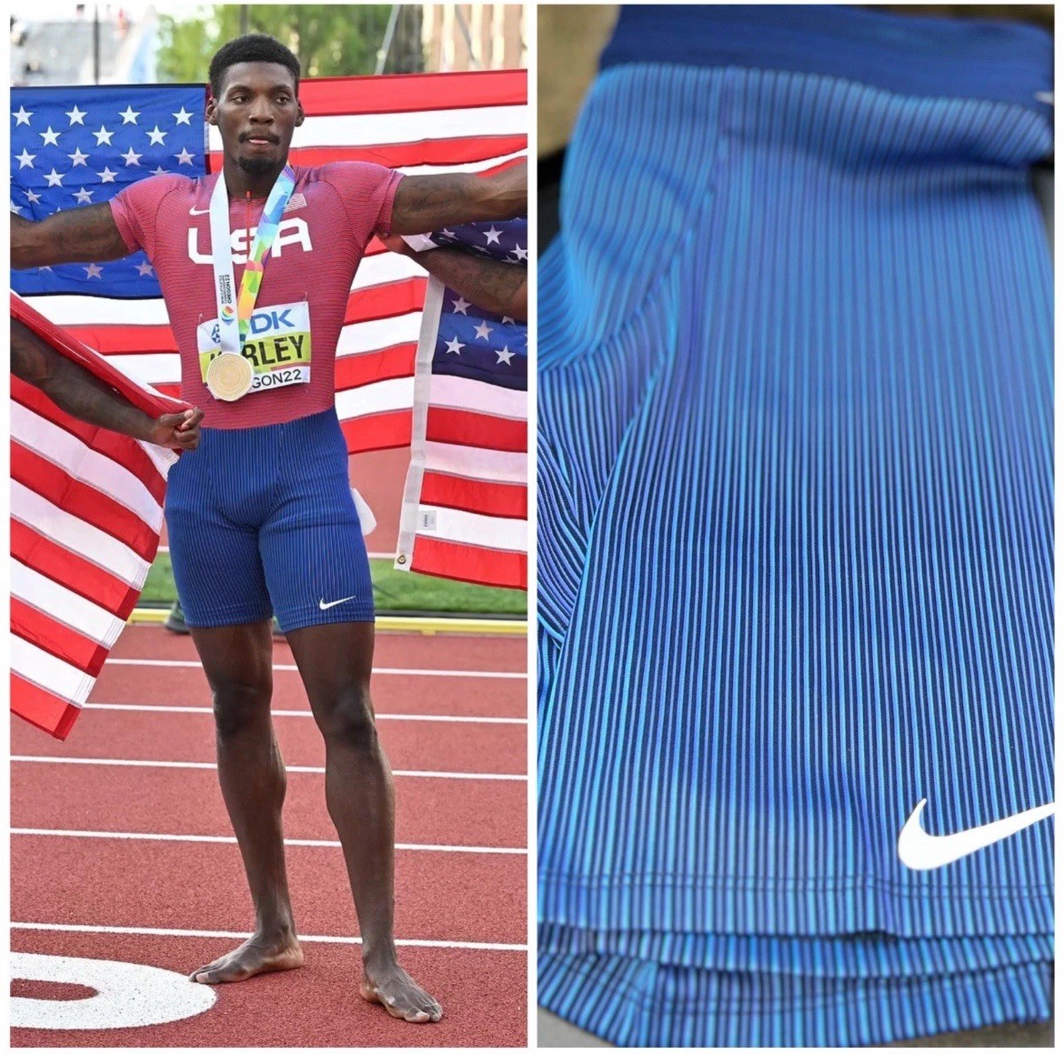 Nike Pro Elite Half Tights Official Olympics Track & Field AO8152-492 Size 4XL