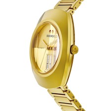 New Rado DiaStar Original Automatic Yellow Gold Tone Men's Watch R12161253 3