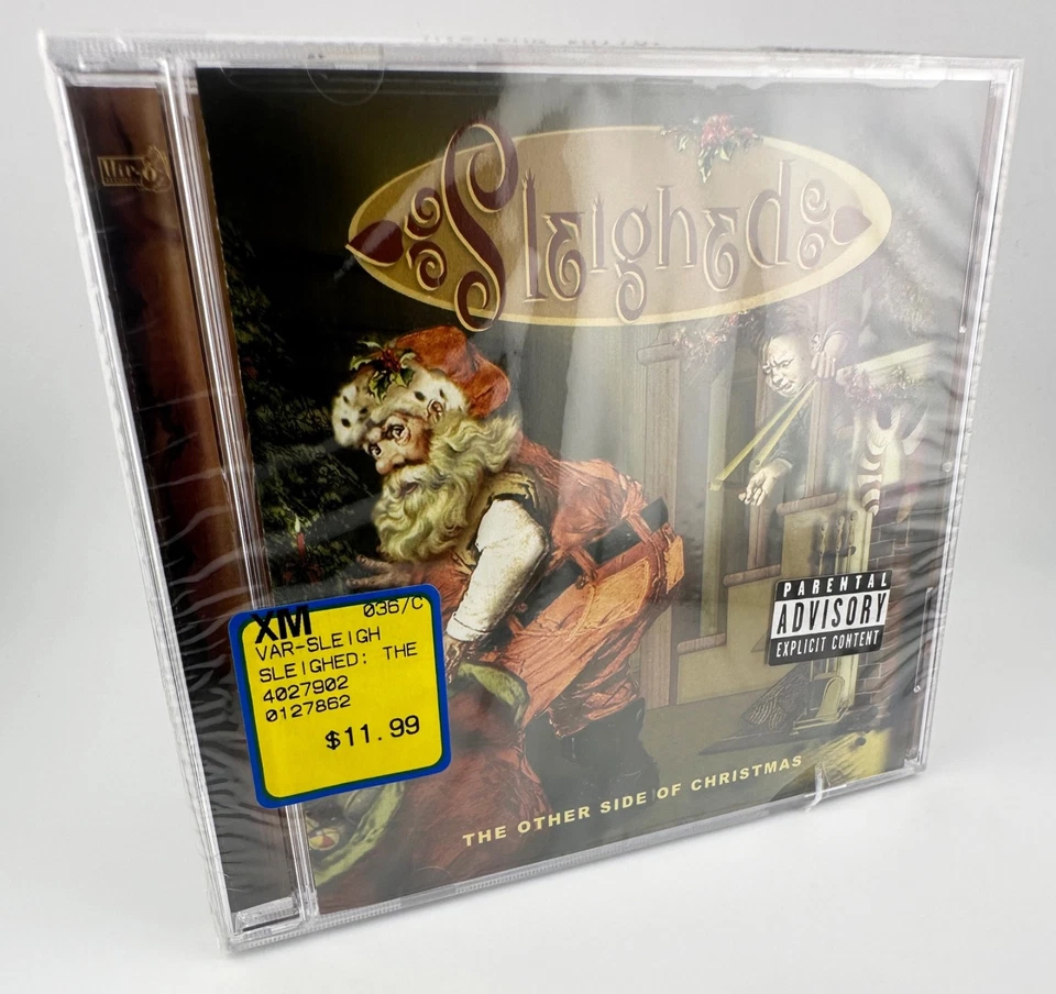 Sleighed: The Other Side of Christmas by Various [RARE NEW CD + PA Sticker 2000] - Image 3 of 4