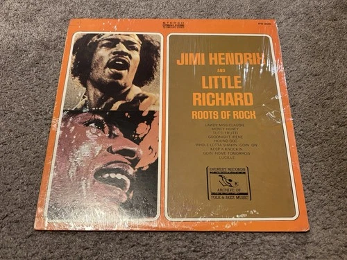 Jimi Hendrix And Little Richard Roots Of Rock 1974 Everest Sealed Vinyl Record