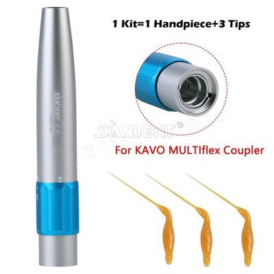 Dentaler LED-Sonic-Air-Scaler-Handstück mit 3 Spitzen für KaVo MULTIflex-Kuppler