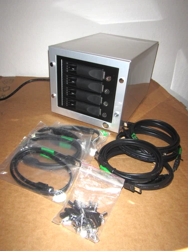 EnhanceBox X4 Raid Desktop Disk Array Hard Drive Enclosure 4 Bay 3.5in SATA-II