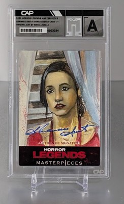 Shawnee Smith Signed Auto Horror Legends Masterpieces Sketch Card 1/1 Saw Amanda