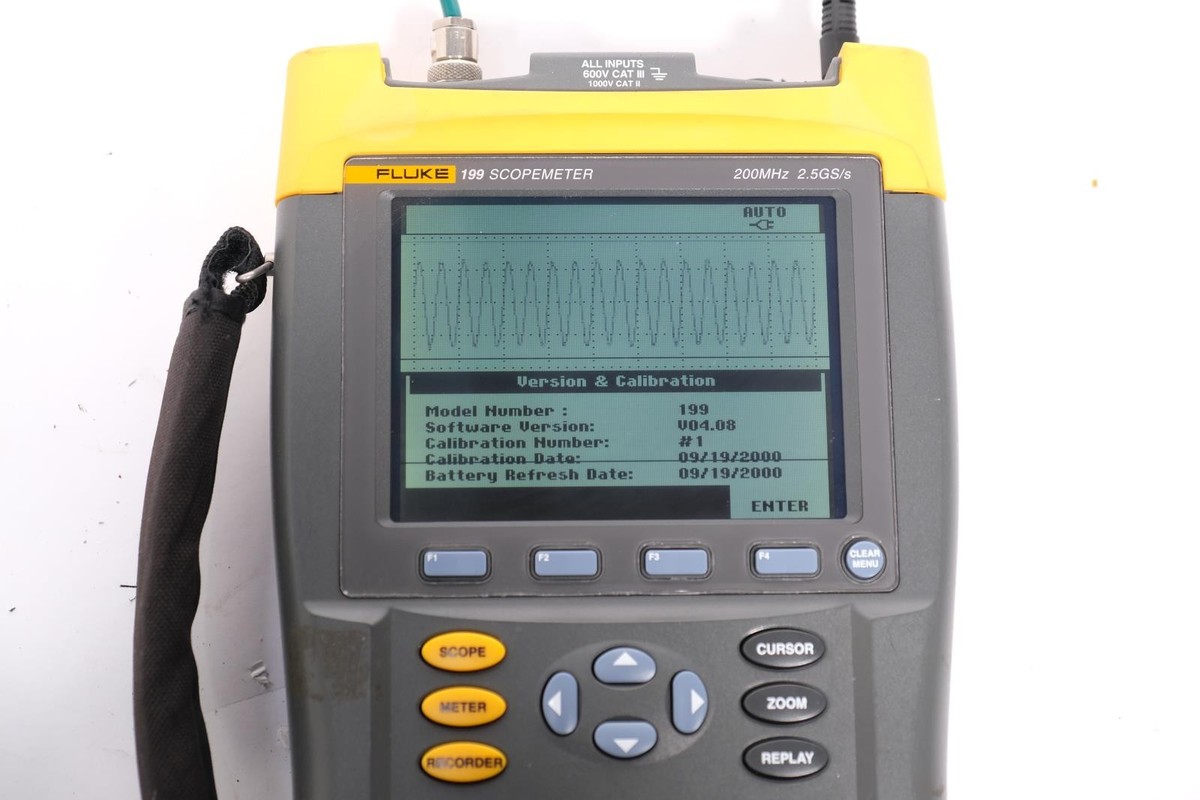 Fluke 199 200MHz 2.5GS/s Digital Oscilloscope Scopemeter