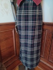 Vintage 1980s/1990s Sag Harbor Wool Blend Academia/Poetcore Plaid Pencil Skirt