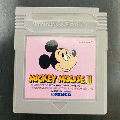 Mickey Mouse ll 2 Nintendo Game Boy Kemco 1991 DMG-M2A Japanische Version Action