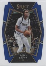 2021 Panini Select Premier Level Blue Prizm Die-Cut 206/249 Moses Brown #177 v9t