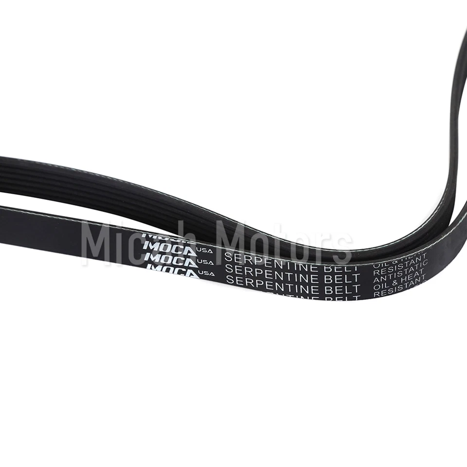 EPDM Serpentine Belt 6PK1885 for 96-08 Audi A4 A6 Chevrolet Toyota Mitsubishi - Изображение 4 из 4