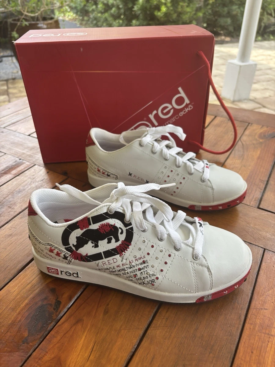Y2k 2000\'s Unltd Marc Ecko Slip on Sz 10 Ascender Red ecko unltd shoes products for sale | eBay main image 4