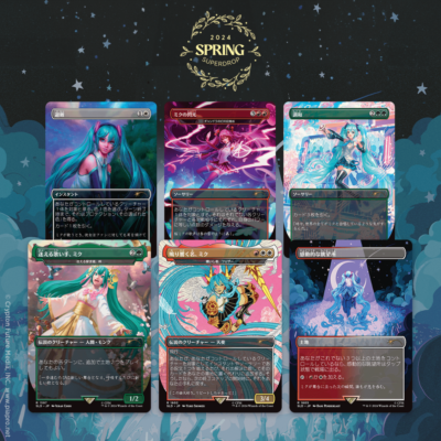 Magic the Gathering Secret Lair x Hatsune Miku: Sakura Superstar
