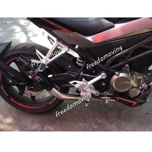 For CF Moto NK250 250SR NK300 300SR Exhaust System Front Muffler Pipe Silencer - Picture 10 of 15