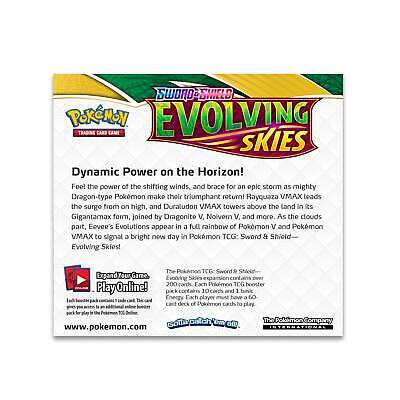 Pokemon Sword & Shield: Evolving Skies Booster Box