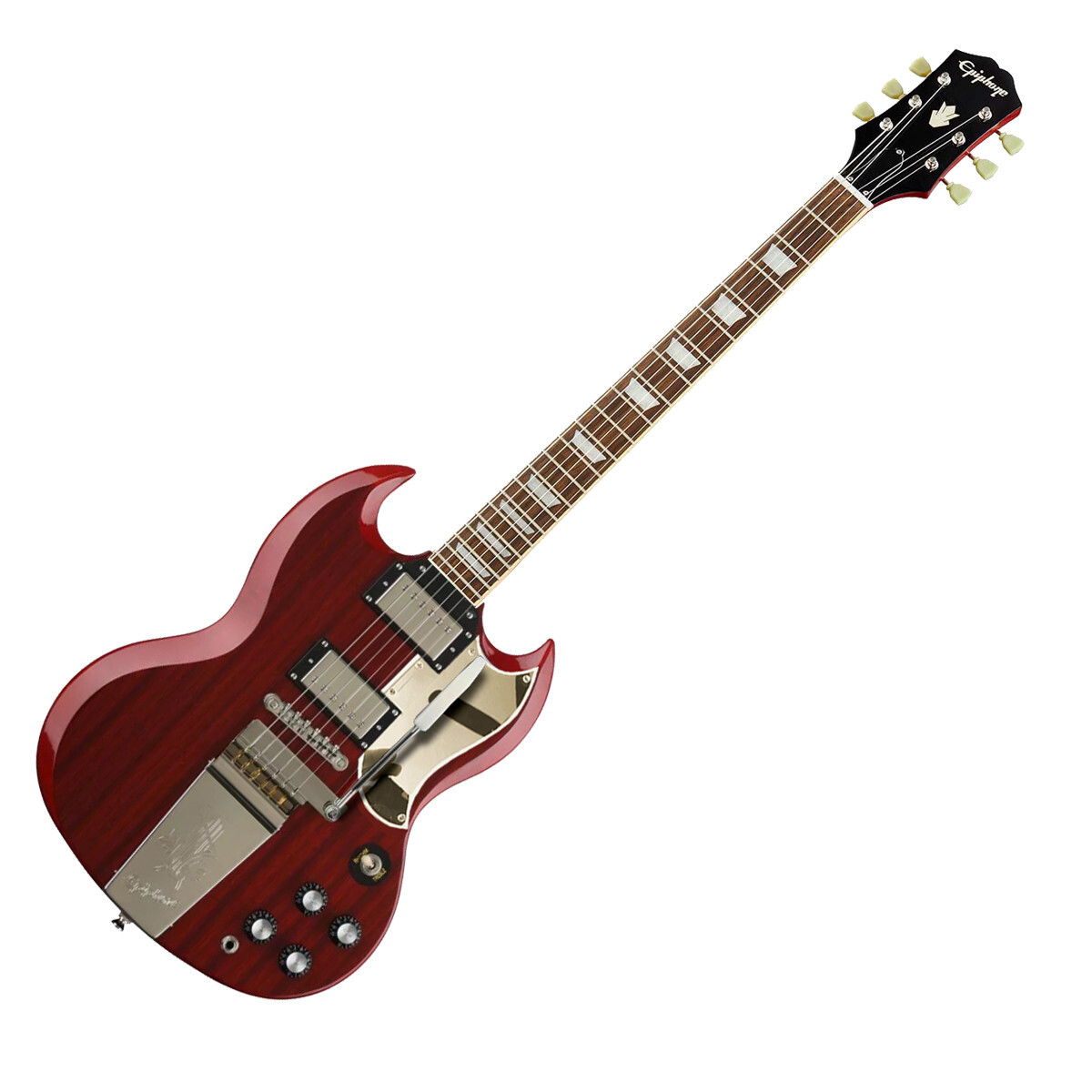 USA Made Half Face Chrome Mirror Pickguard For Epiphone SG