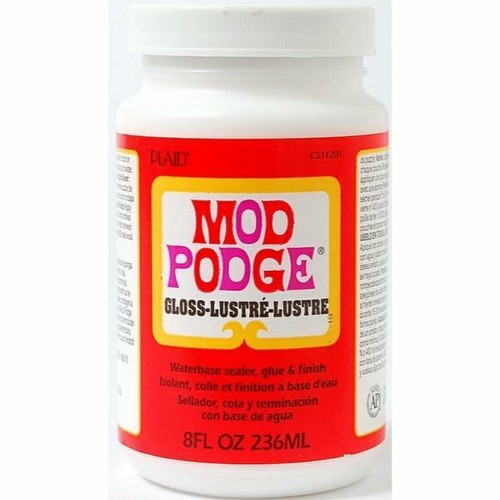 Mod Podge Gloss Matte Glue Sealer Varnish Paper Image Dishwasher Safe