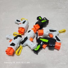 Toy Soft Dart Gun Lot of 6 Air Zoomer 5" Chap Mei 2012 Gray and Black Toys R Us