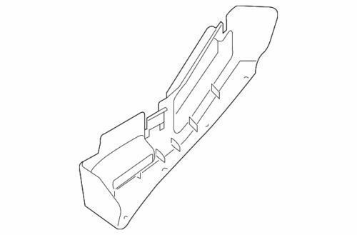 Protector de piedra inferior izquierdo para Ford Fusion/Milan 2010-2012 (P/N 9E5Z5428457B)