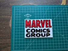 Marvel Comics Group 3D printed logo sign display wall shelf art