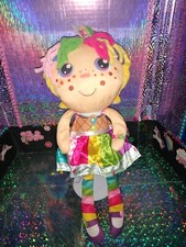   Jay Play / Flip Zee Girls / "Zandy" Bright Snuggly Reversible 2017 Doll Plush 