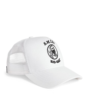 【AMIRI】Zig-Zag トラッカーハット Amiri Zig Zag Trucker Hat in Orange & Black | FWRD