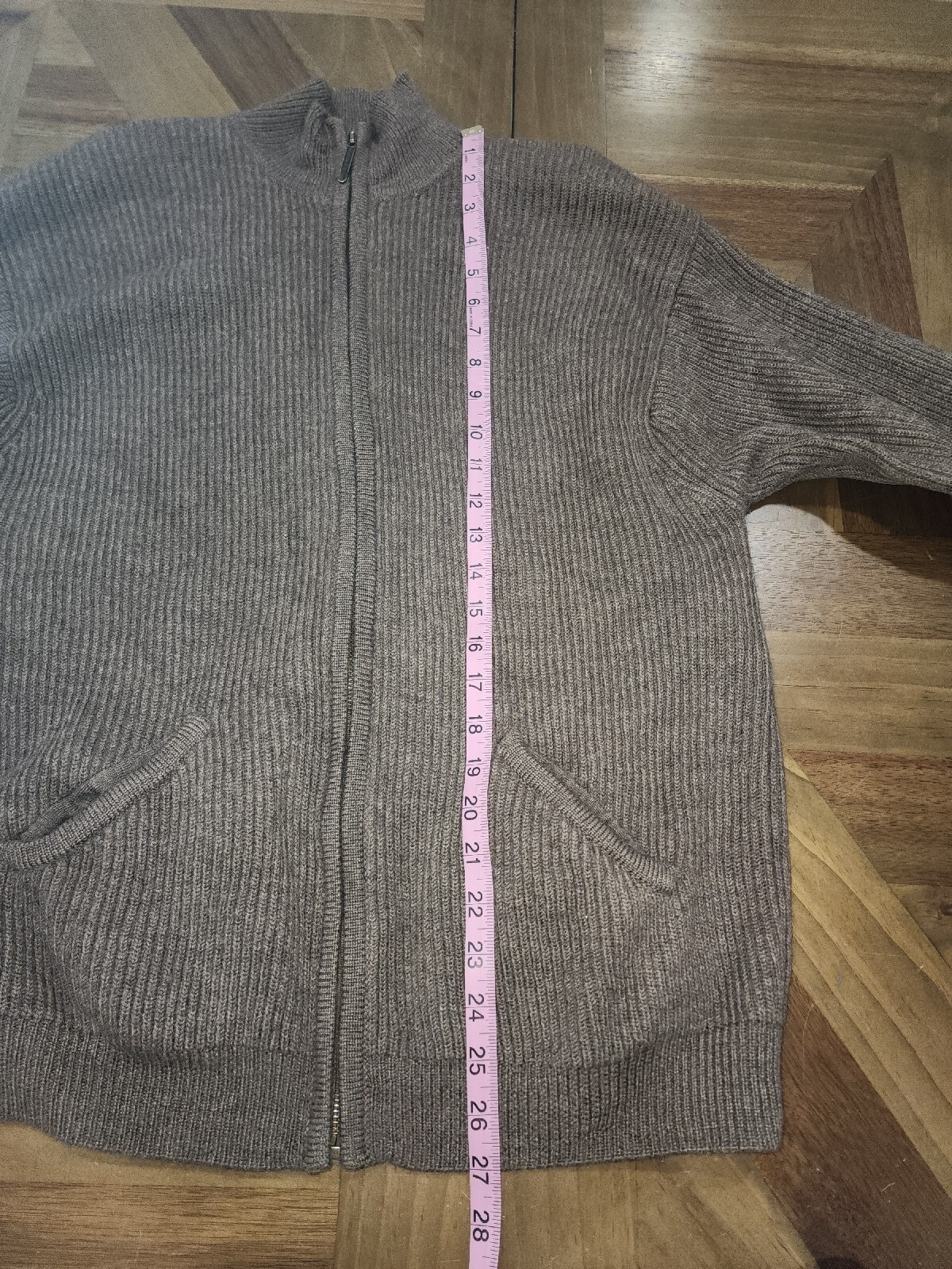 Pendleton Wool Full Zip Up Sweater Jacket, Tan, L… - image 2