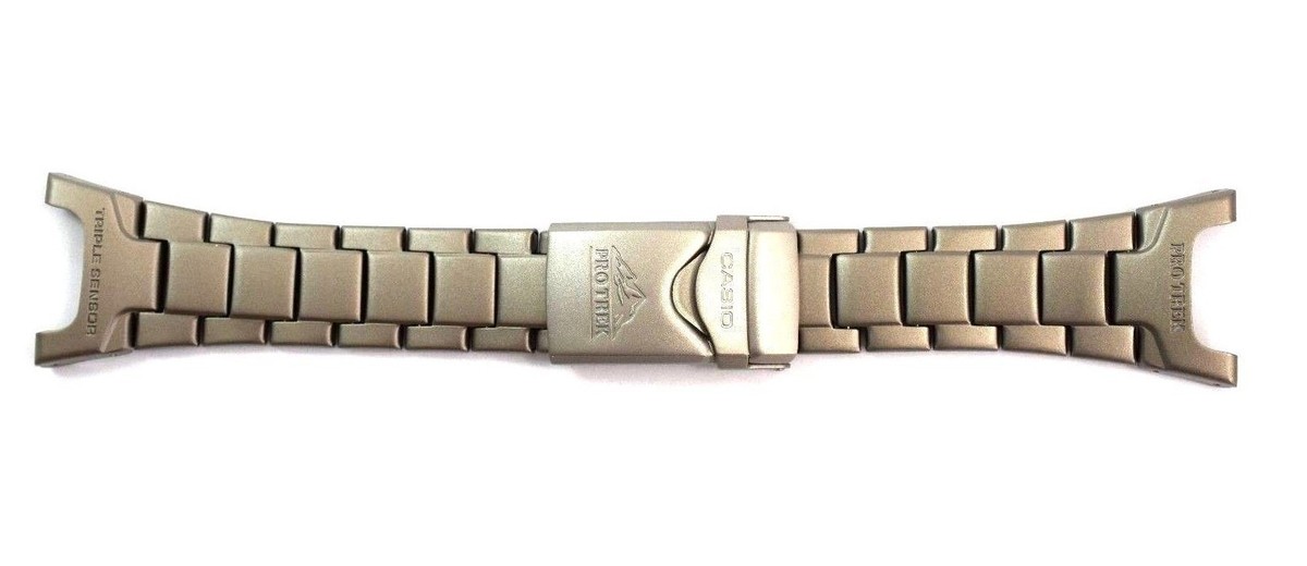 Casio Pro Trek Titanium Bracelet (10375784) for sale online