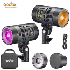Godox RS60R 60W RGB Full Color Portable Led Video COB light 1800k-10000K CRI95+