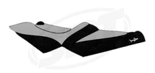 Custom Seadoo GTX 2007-09 GTX black gray limited Seat Cover Blacktip Premium