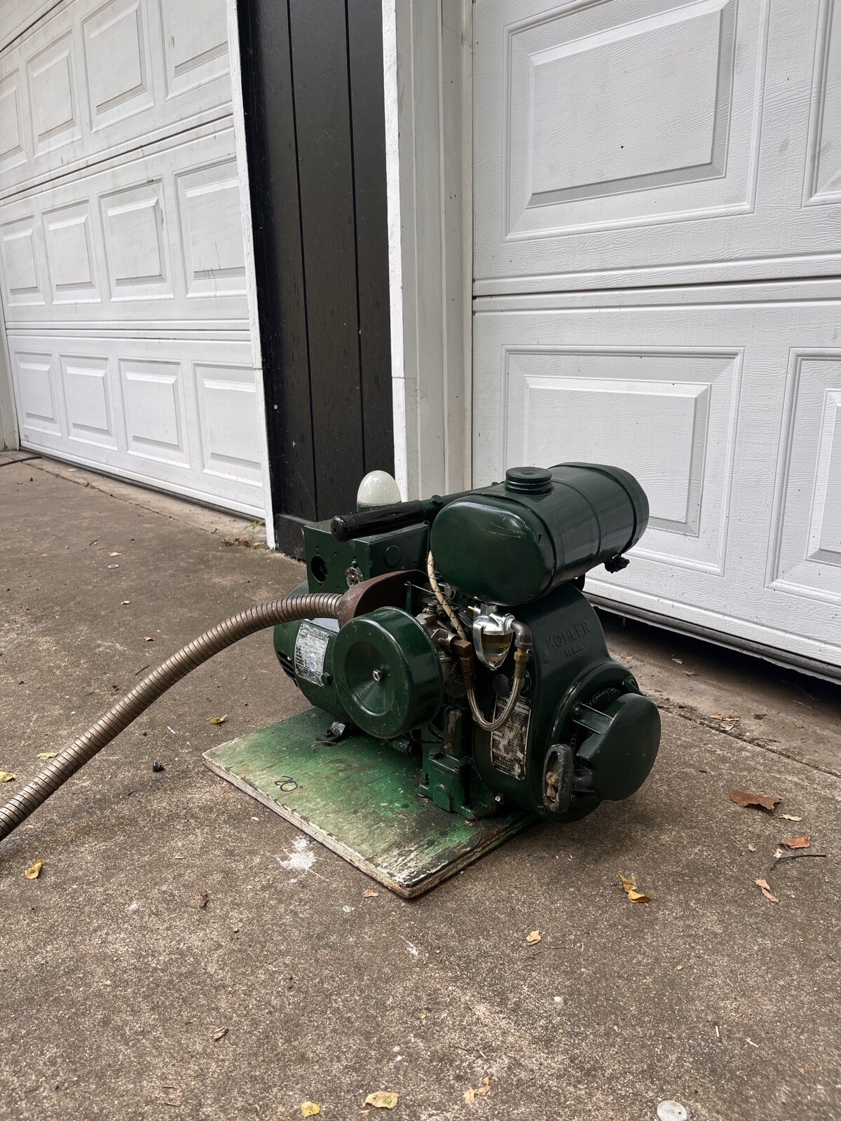 Refurbished 1950s Portable Kohler generator eBay