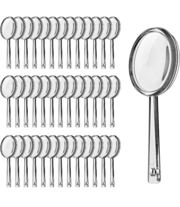 40 Mini Plastic Handheld Magnifying Glasses Portable Reading Magnifier Senior 