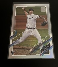 Jordan Holloway 2021 Topps Update Series #US82 Rainbow Foil Rookie Miami Marlins