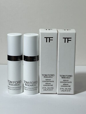 2 x Tom Ford Research Serum Concentrate ~ 0.17oz/5ml Each Mini Size NIB