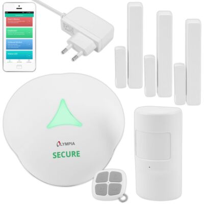 GSM Alarmanlage OLYMPIA SECURE AS605 Bluetooth/APP SMS Steuerung Bewegungsmelder