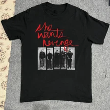 NEW SHE WANTS REVENGE Band Concert Tour T Shirt Black All Size AL832
