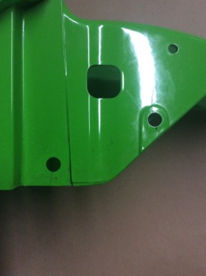 98 Kawasaki Zx6r Ninja Green Front Fender OEM #35004-1367-7f for