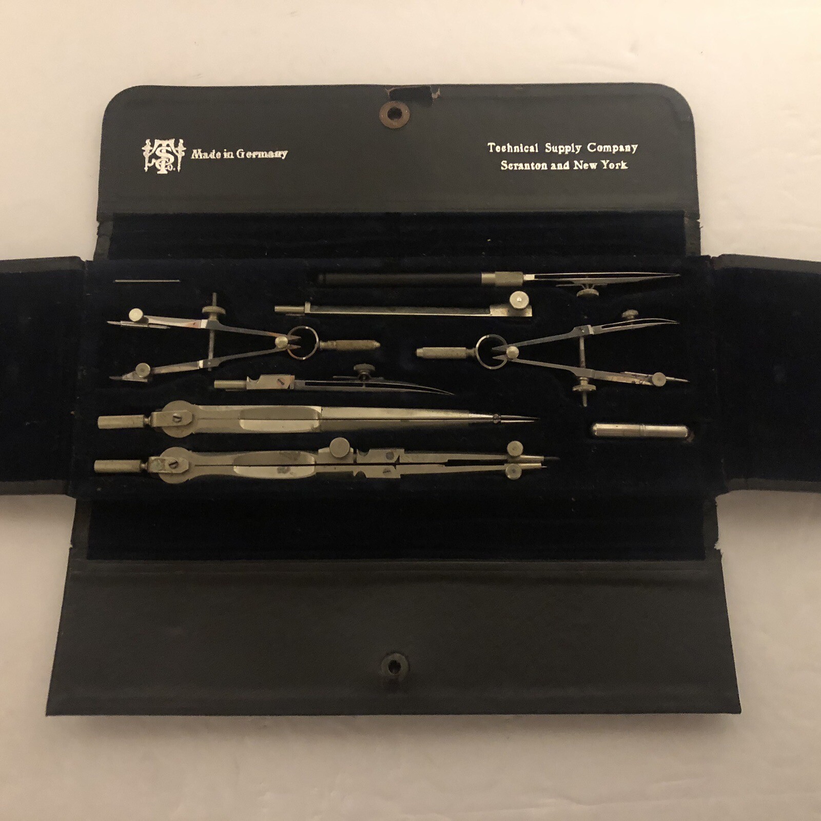 Technical Supply Company Scranton & New York Compass Set Germany eBay