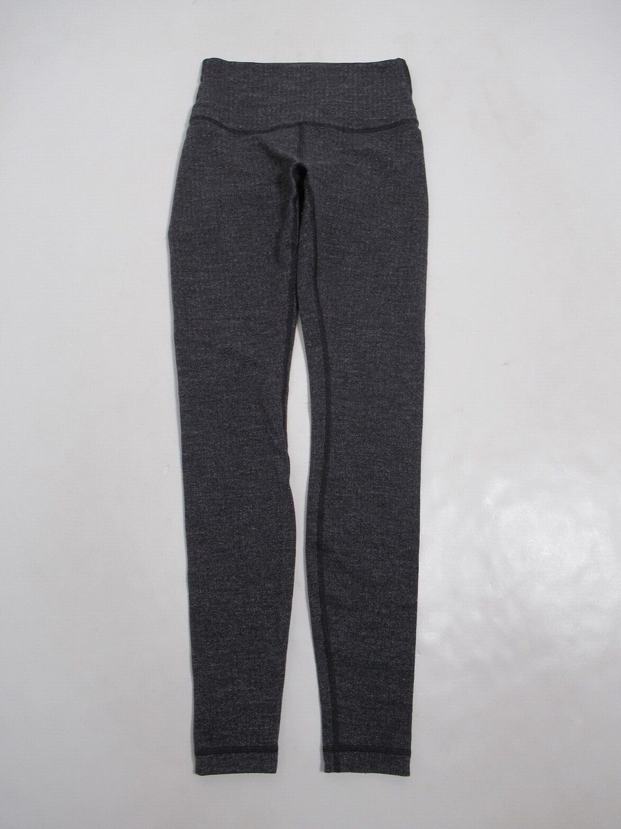 Brushed Luon Luon Variegated Knit Black Heathered Black