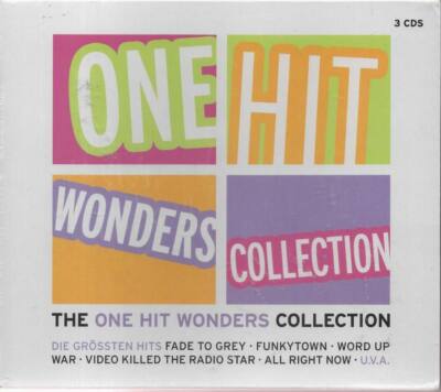 One Hit Wonders Collection NEU 3CDs Fade To Grey Funkytown Killer Maniac Axel F.