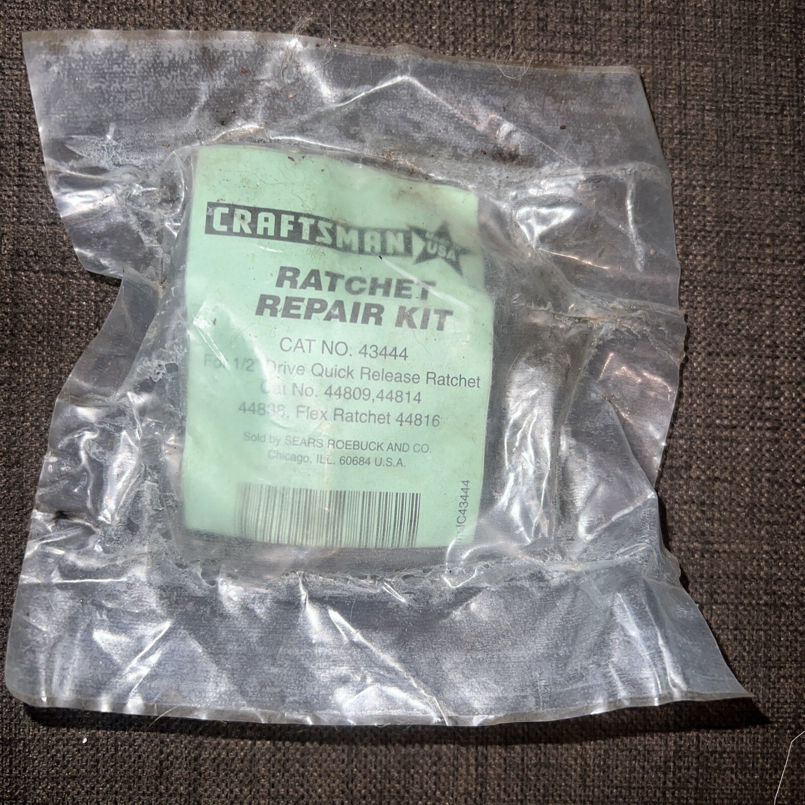 Craftsman 1/2" Ratchet Repair Kit No. 43444 (44809, 44814, 44838, 44816