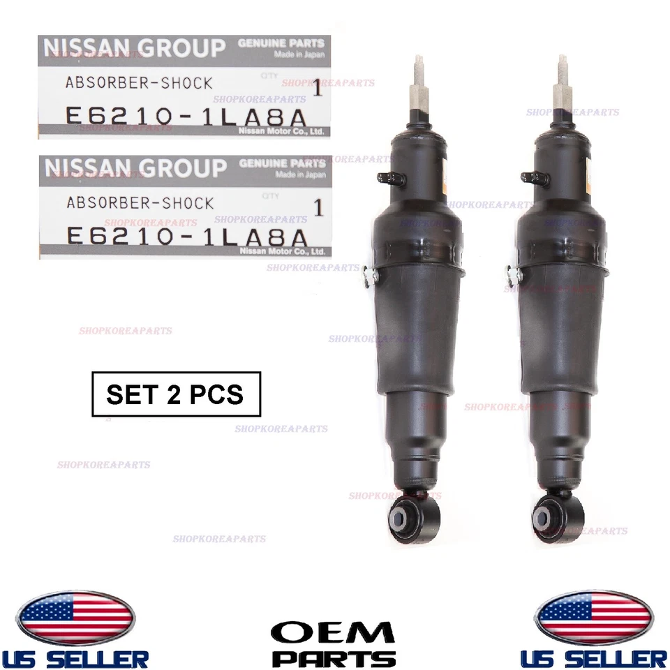 ✅Genuíno✅ 2x Amortecedor Traseiro OEM Nissan Armada Infiniti QX56 QX80 Sem Ativo - Imagem 2 de 4