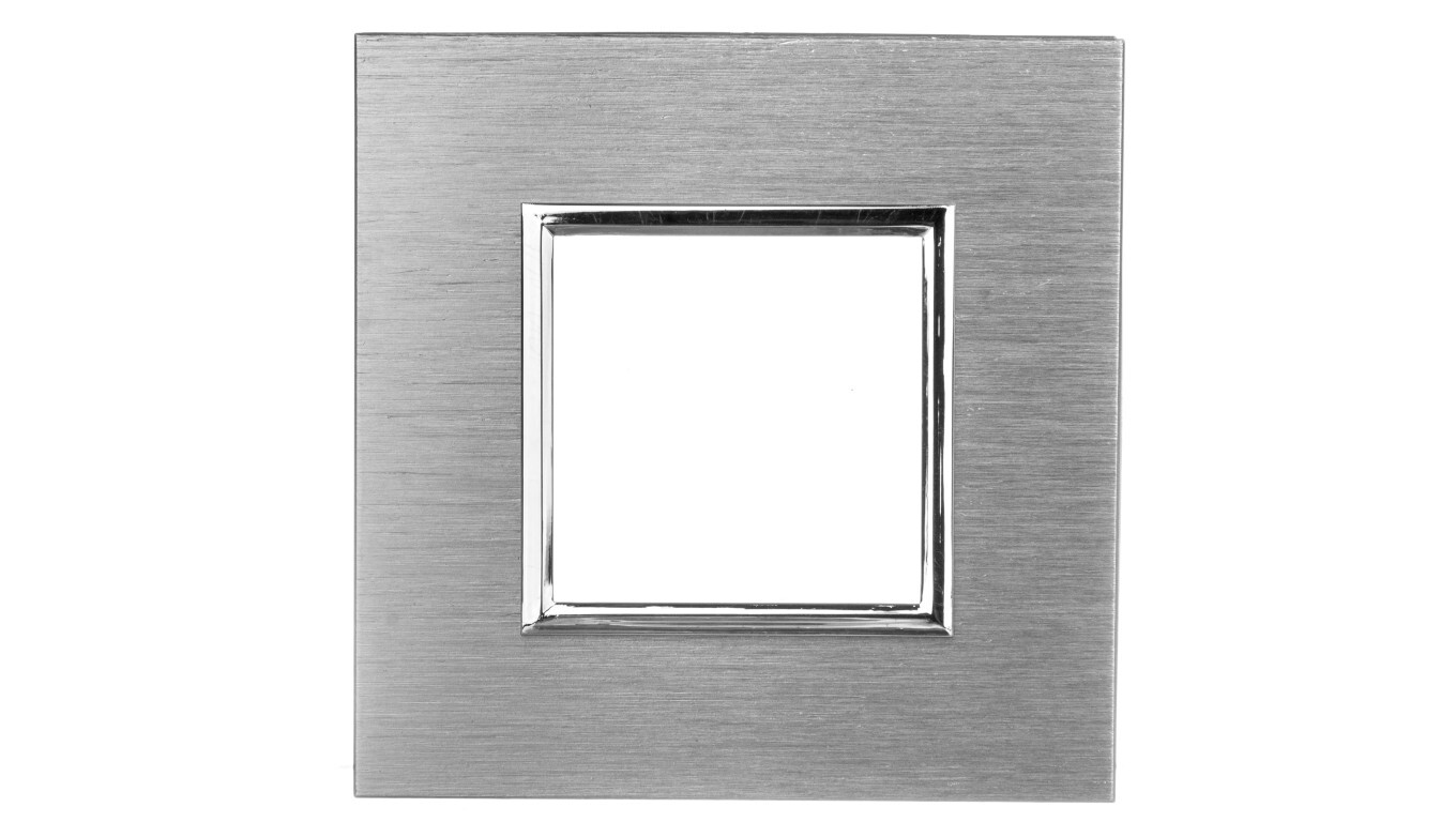 DANTE Single frame, anodized aluminum INOX 4541281 /T2UK