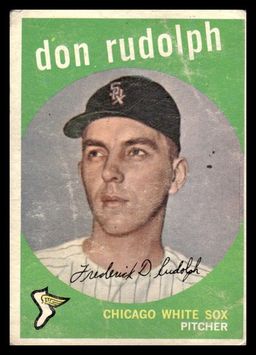 1959 Topps Don Rudolph #179 Chicago White Sox Baseball Card | eBay