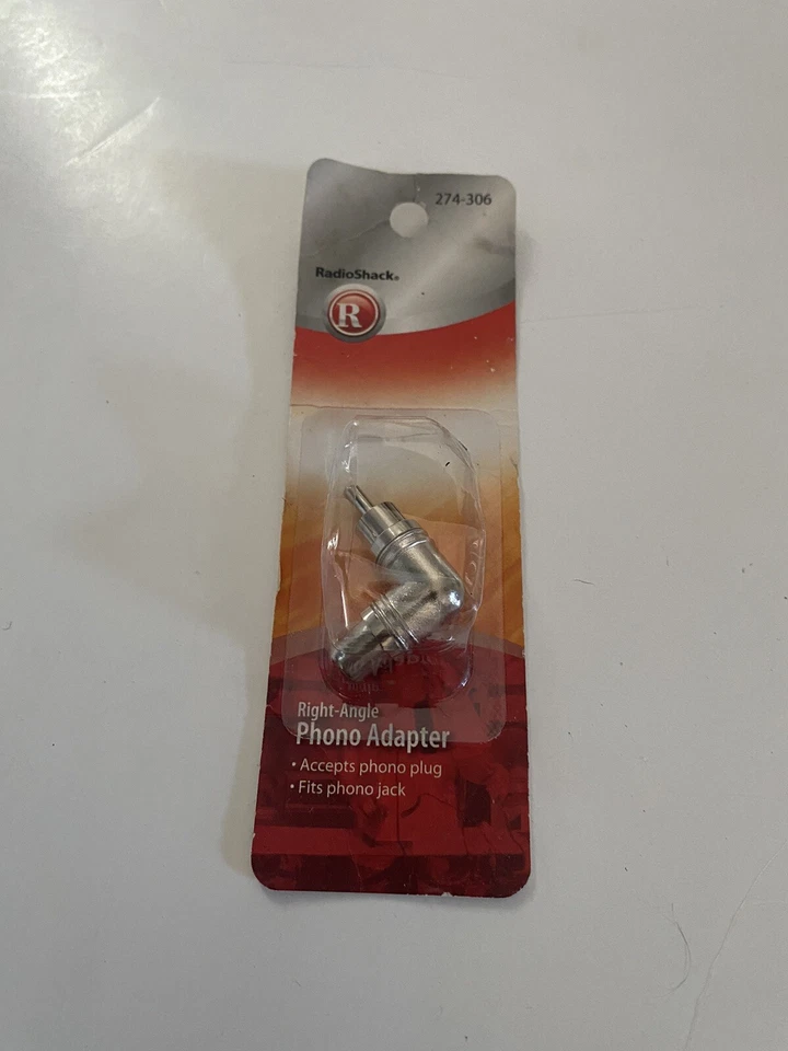 RadioShack 274-0306 Right-Angle Male RCA Phono Plug to Female RCA Phono Jack - Image 2 of 3