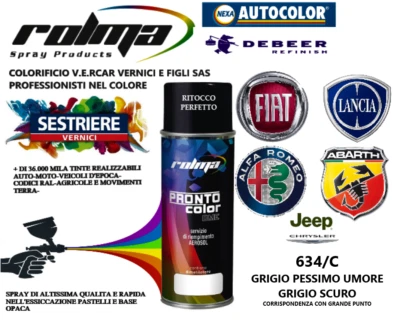 FIAT 634C GRIGIO PESSIMO UMORE SPRAY 400ML